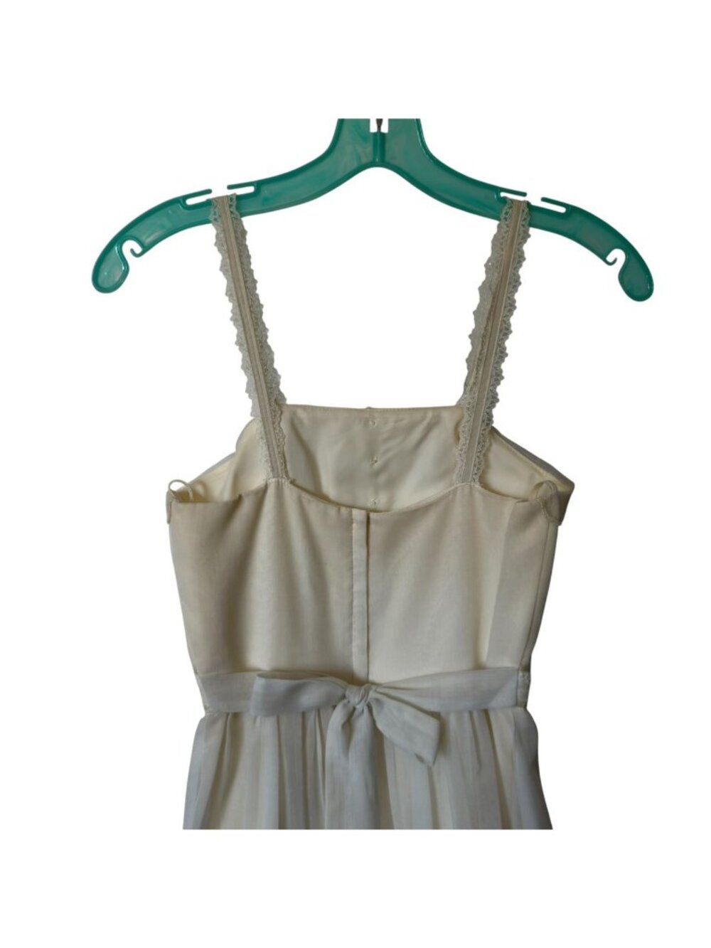 Vtg Candi Jone Maxi Dress Size S Gunne Sax Styled Prairie Lined Tiered Skirt 70' - Picture 11 of 16